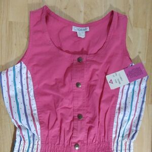 NWT Vintage Ideas Bodysuit Romper Playsuit Shorts Sleeveless